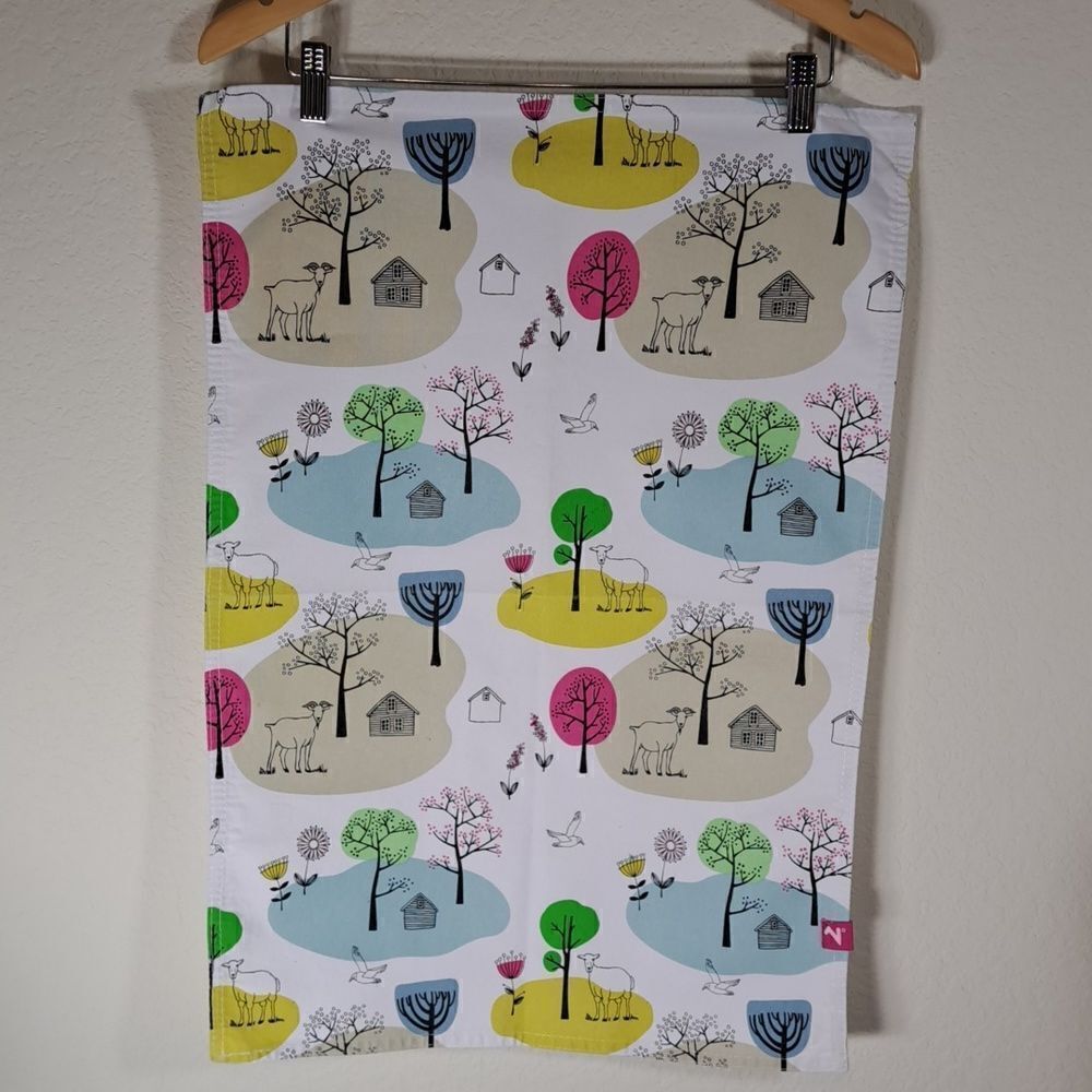 Fiora Naturlegvis Tea Towel Norwegian Scenic Souvenir Dish Towel Cotton Nature
